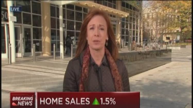 Existing home sales gain year-over-year