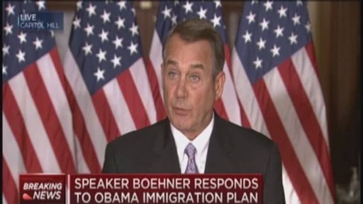 Boehner: GOP will challenge Obama's immigration plan