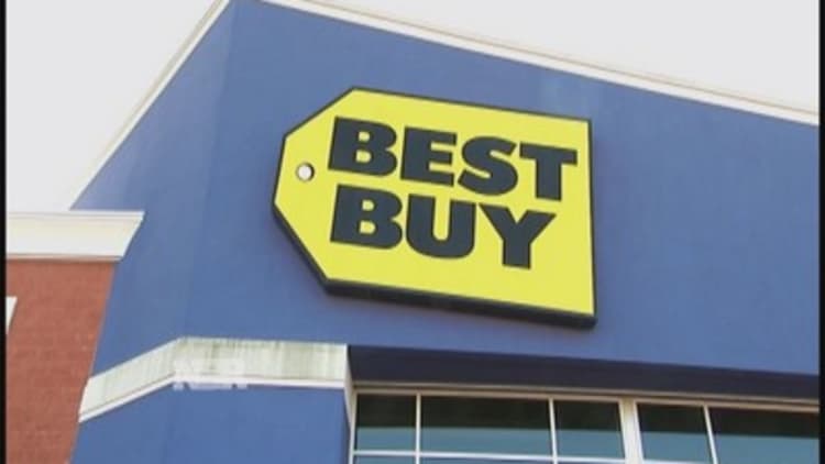 Best Buy's profit nearly doubles 