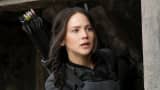 Jennifer Lawrence in "Hunger Games: Mockingjay Part 1"