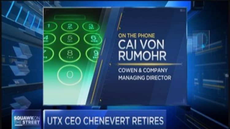 UTX CEO Chenevert retires