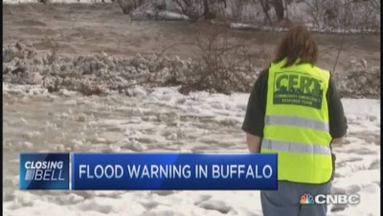 Buffalo thaw brings floods
