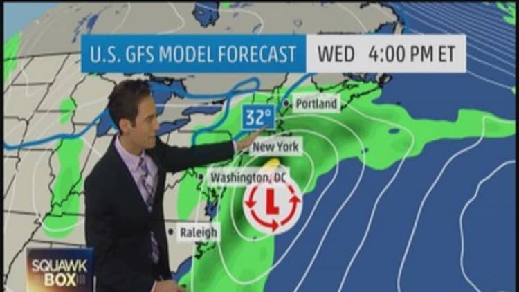East Coast storm threatens Thanksgiving travel