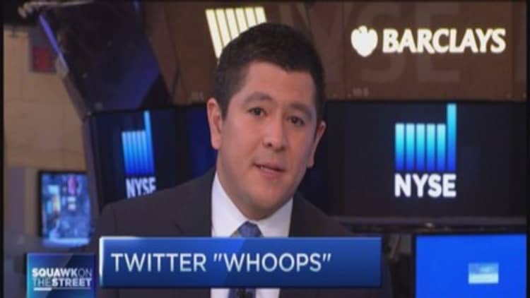Who is Twitter's CFO trying to buy?