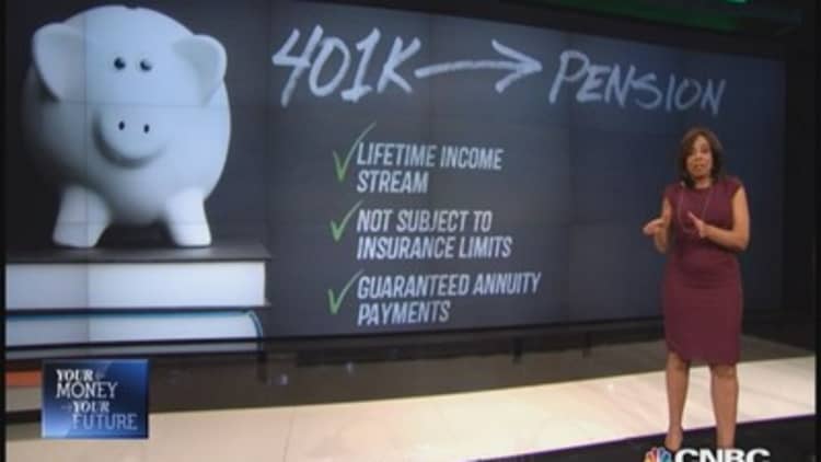 Pros and cons of 401(k) roll over to pension 