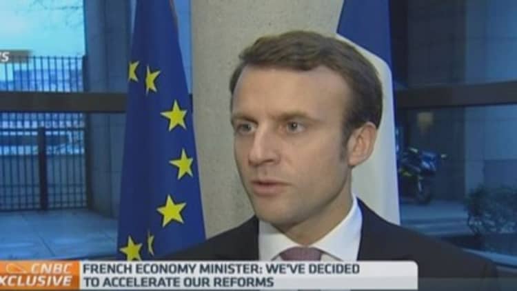 We are speeding up reform: French econ min