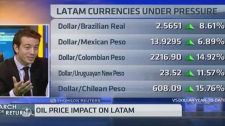 Latin America feeling the oil price drop