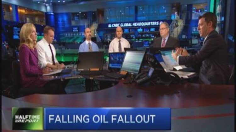 Falling oil fallout