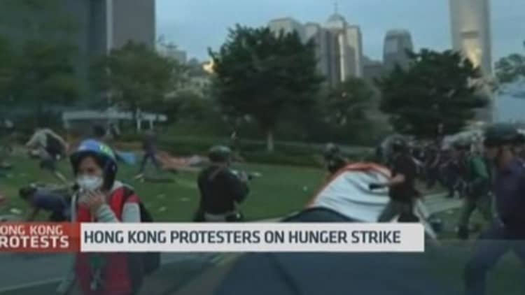 Hong Kong protests enter day 66