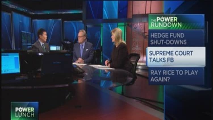 Power Rundown: Hedge funds, Facebook & Ray Rice