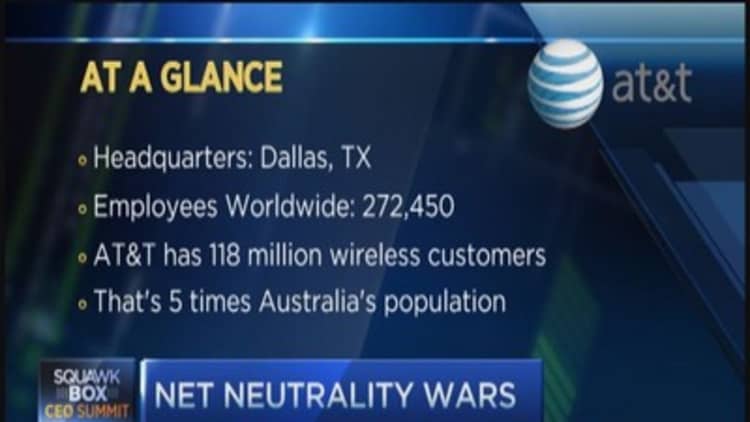 AT&T CEO: Old rules inappropriate for Internet 