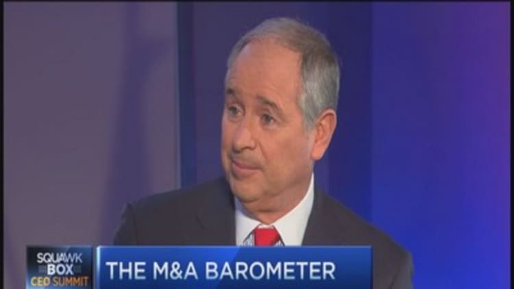 Pulse of M&A on the Street: Blackstone CEO