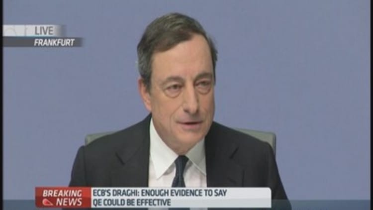 ECB has discussed buying everything but gold: Draghi