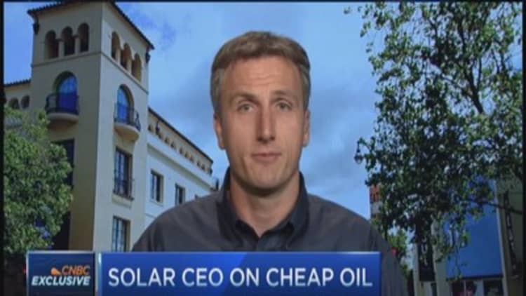 SolarCity CEO: Oil has no impact on US electricity