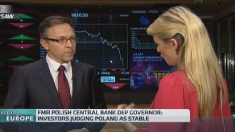 Investors won't pull plug on Poland: Central bank chief
