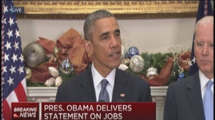 Obama: US continues to outpace most of world 