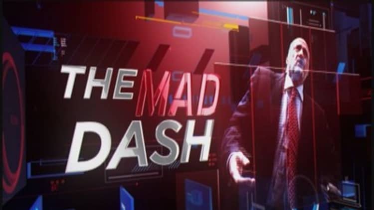 Cramer's Mad Dash: BLUE big winner 