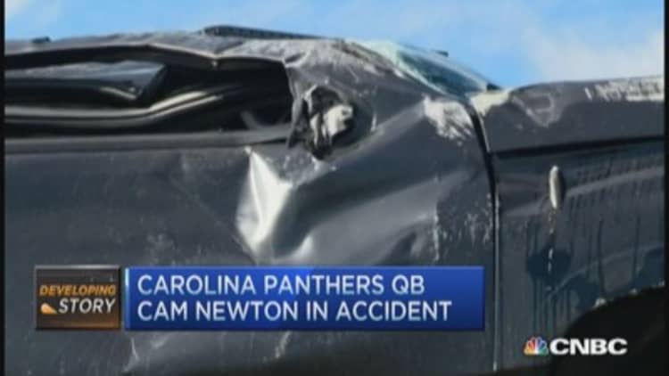 Cam Newton involved in car accident