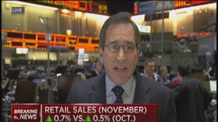 November retail sales up 0.7%