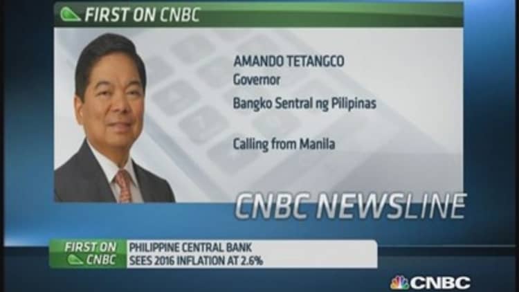 Philippines central bank: No need to hike rates