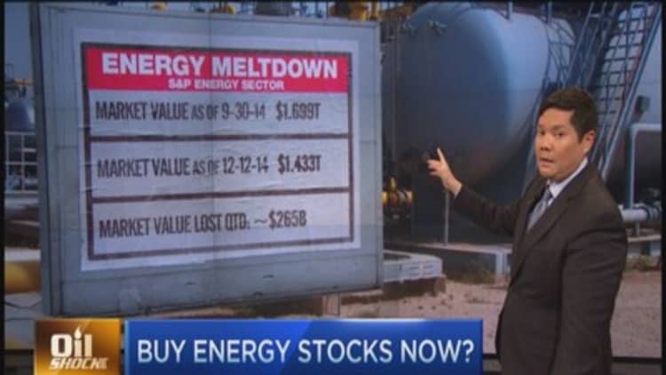 Time to buy into energy meltdown? 