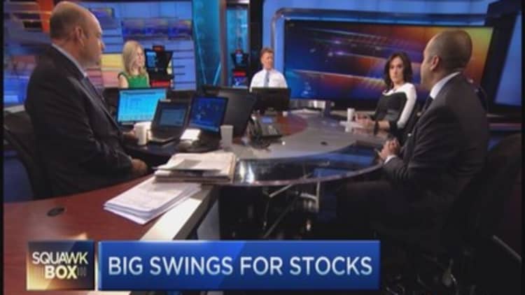 Swing time for stocks as oil prices skid
