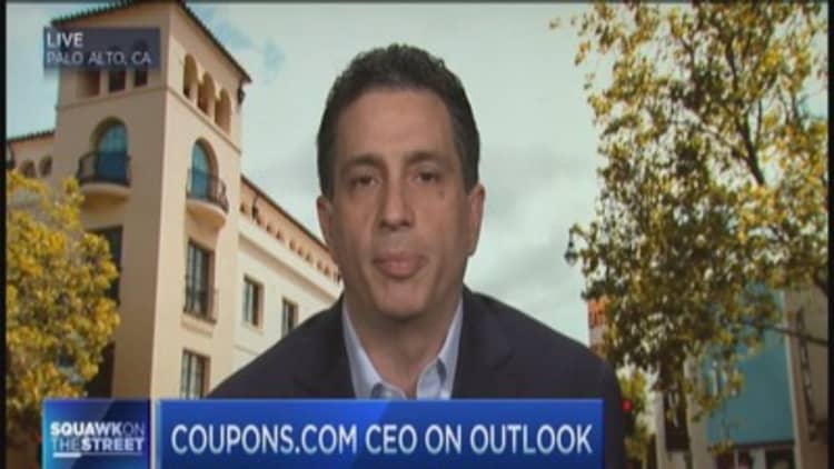 Capitalizing on mobile shopping phenomenon: Coupons.com CEO