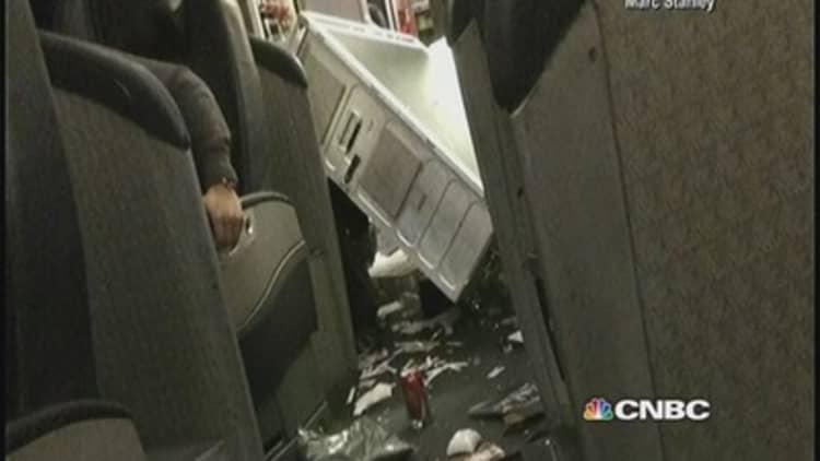 'This is nuts': 15 passengers injured on turbulent flight