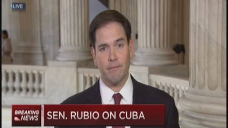 Sen. Rubio: US ensuring permanence of Castro's regime