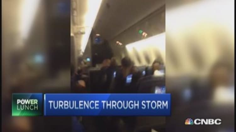 Extreme turbulence inflight
