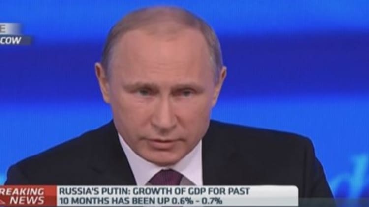 Russia's income is higher than spending: Putin
