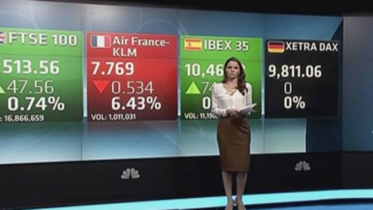 Europe shares open higher on Wall St bounce