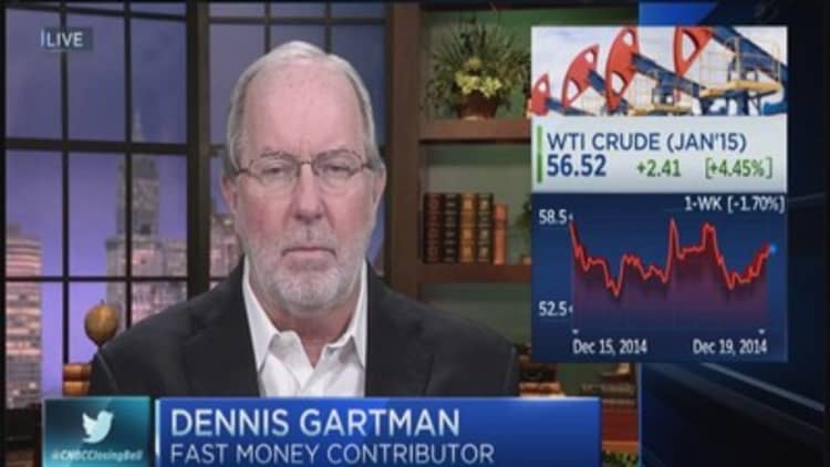 Like to think crude has stabilized: Gartman