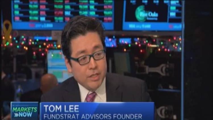 Tom Lee: Long tech, health care & financials