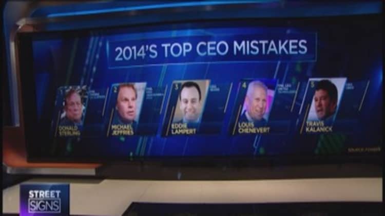 Top CEO mistakes of 2014