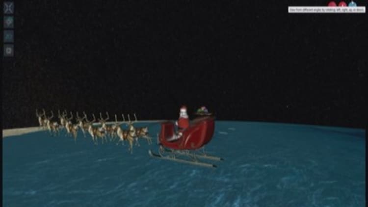 NORAD tracks Santa's sleigh
