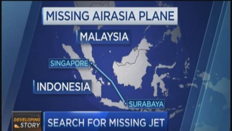 Missing AirAsia plane: No sign of anything