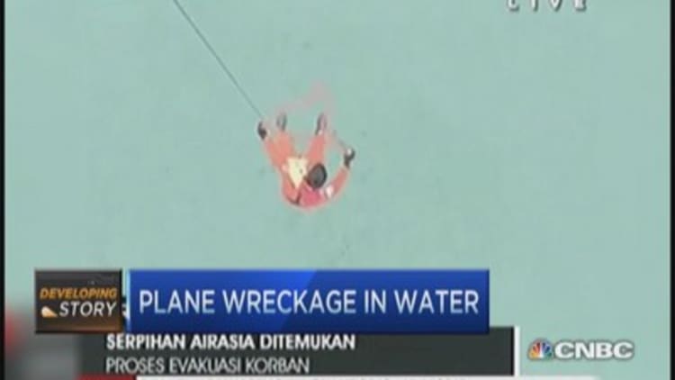 AirAsia wreckage found in water