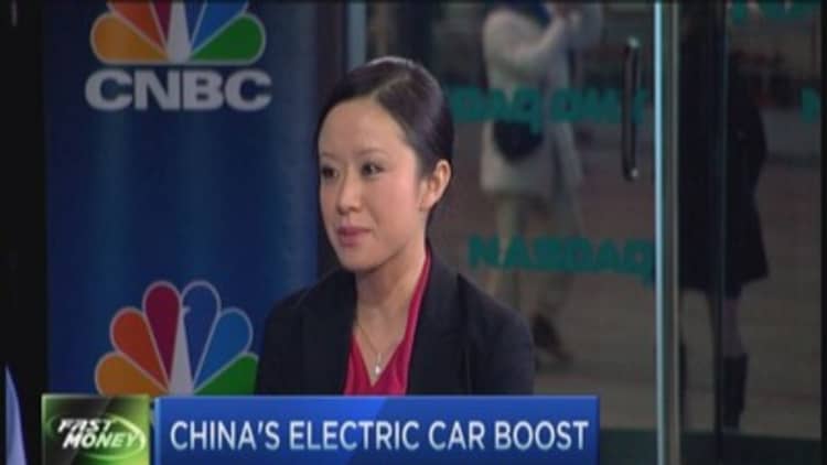 China's electric car boost