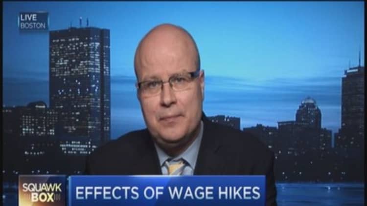 Wage hike front and center