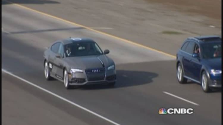 Test driving Audi's autonomous A7 