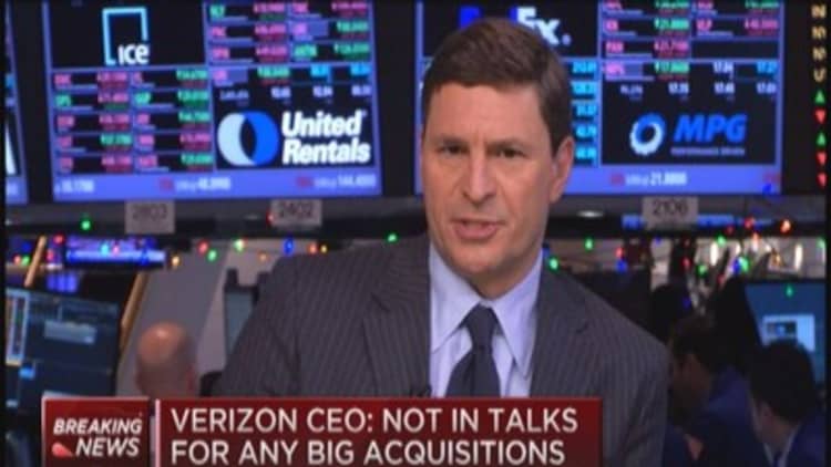Verizon CEO on AOL: Not in acquisition talks