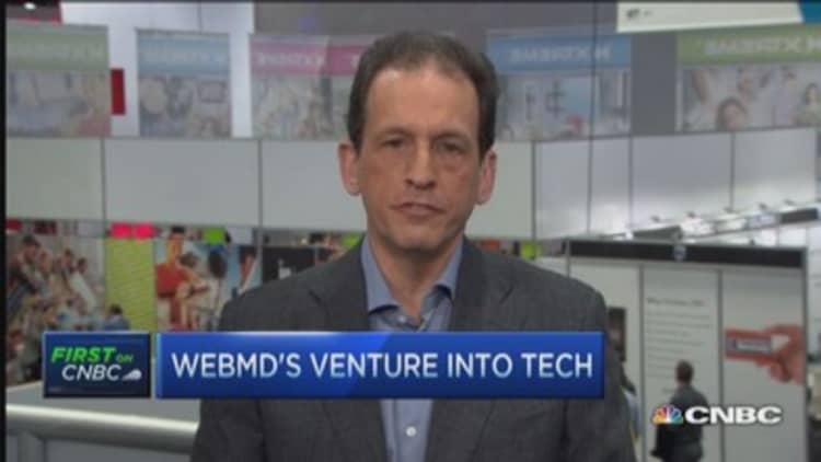 WebMD CEO supports wearable tech