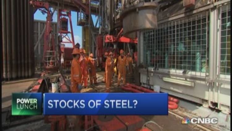 Stocks of steel?