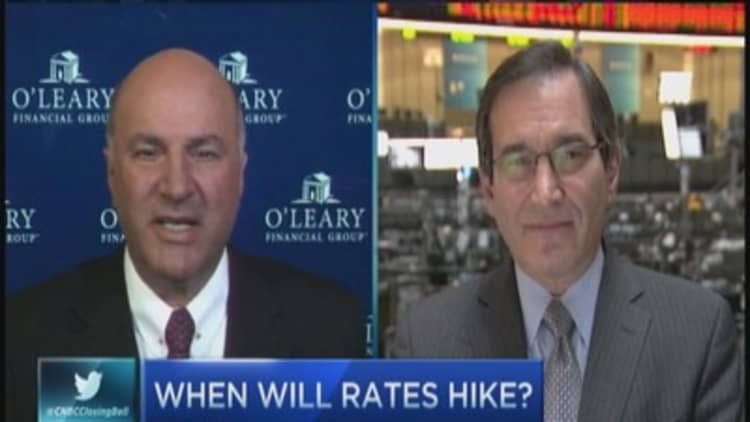 Interest rate hike: When? 'Shark' O'Leary vs. Santelli