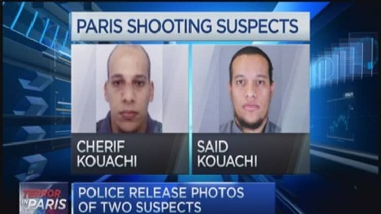 Paris police release photo of two suspects