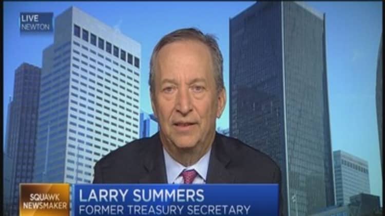 US economy not doing well enough: Larry Summers