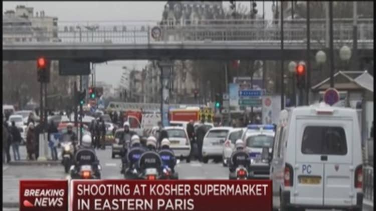 Paris: 2 hostage standoffs unfolding