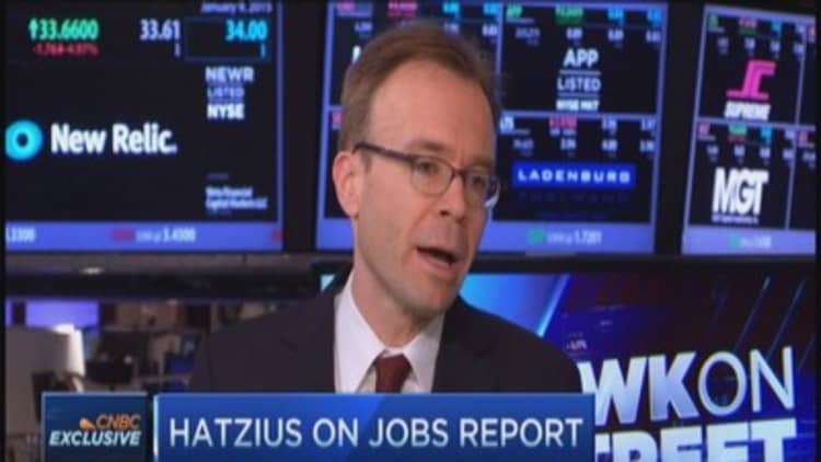 Hatzius: Strong growth picture in US