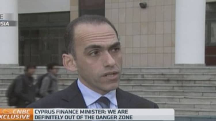 Cyprus is out of the 'danger zone': Fin Min